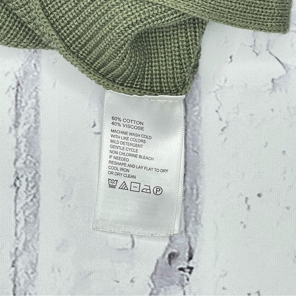 Tommy Bahama Bonita Boatneck Dolman Sleeve Sweater Womens Medium Olive Coastal - Picture 7 of 7